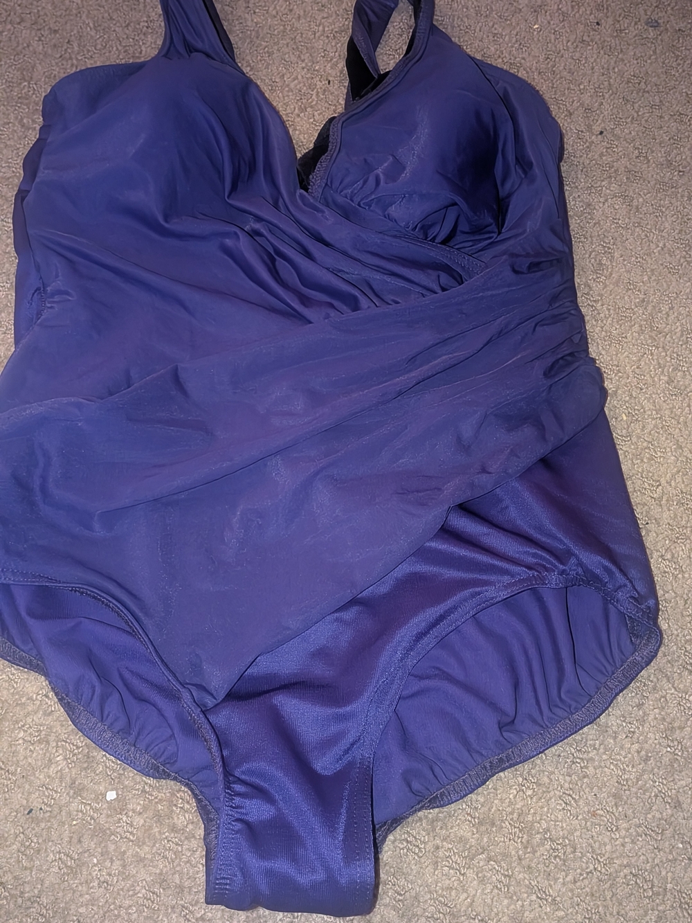 Miraclesuit One-Piece Swimsuit 1PC  Deep Purple 16W 16 W NWOT $118